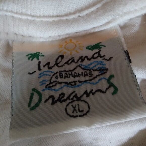 Vintage We Be Jammin' Bahamas Graphic T-Shirt - Picture 6 of 7